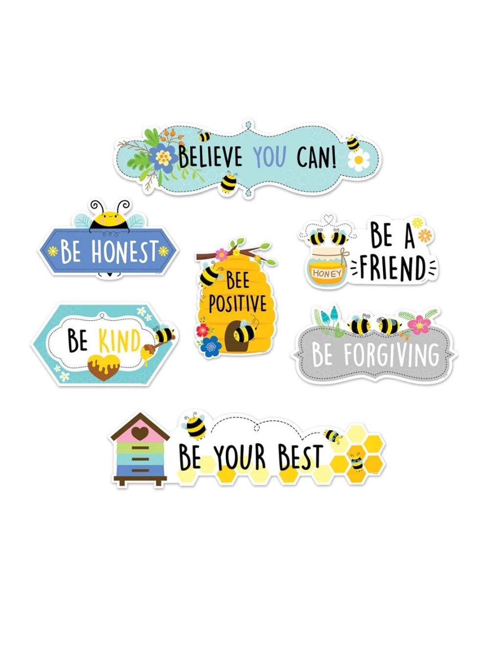 Bee Positive Mini Bulletin Board