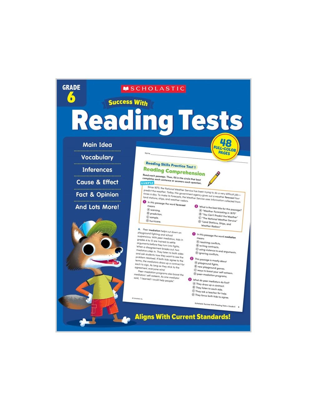 Success with Reading Tests: Grade 6