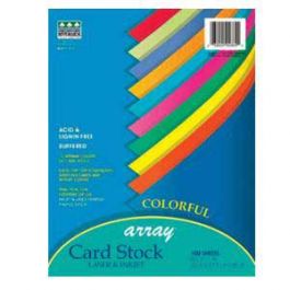 Colorful Card Colors Stock Assortment