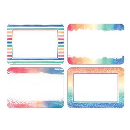 Watercolor Nametags