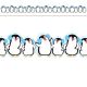 Winter Penguins Extra Wide Border