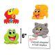 Playtime Pals Clips Cut-Outs