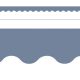 Aegean Blue Scalloped Border