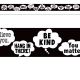 Go Wild Speech Bubbles Straight Border