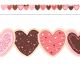 Frosted Heart Cookies Border