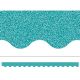 Teal Glitz Border