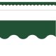 Pine Green Scalloped Border