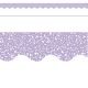 Composition Purple Scalloped Border