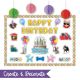 Cats & Dogs Happy Birthday Create & Decorate